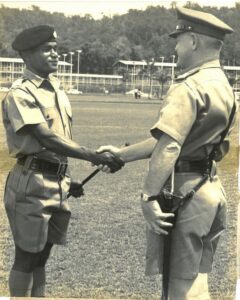 CWO Sakei’s operational experience include 5 tours on border operations, the first two tours as a section scout and the later as a section 2IC. He was also deployed on security operations during NATEL 1991 in Enga Province as a section commander. CWO Sakei also conducted 5  tours during the Bougainville Crisis as a section commander and later as a platoon sergeant. One of his HADR operation was as a first aider during the Aitape Tsunami in 1998.